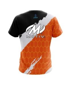 Alternative view of Motiv Split Power Orange CoolWick Bowling Jersey