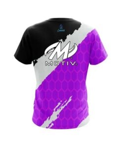 Alternative view of Motiv Split Power Purple CoolWick Bowling Jersey