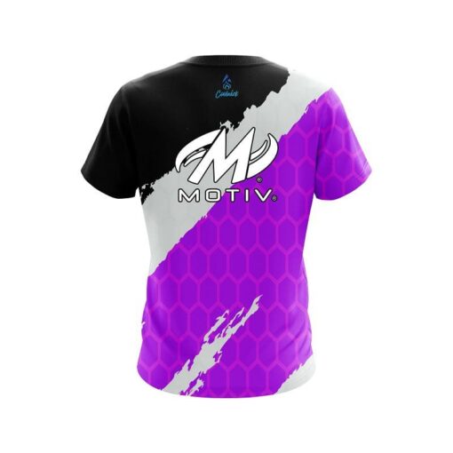 Motiv Split Power Purple CoolWick Bowling Jersey - Image 2