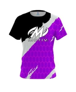 Motiv Split Power Purple CoolWick Bowling Jersey