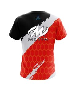 Alternative view of Motiv Split Power Red CoolWick Bowling Jersey