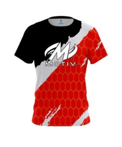 Motiv Split Power Red CoolWick Bowling Jersey