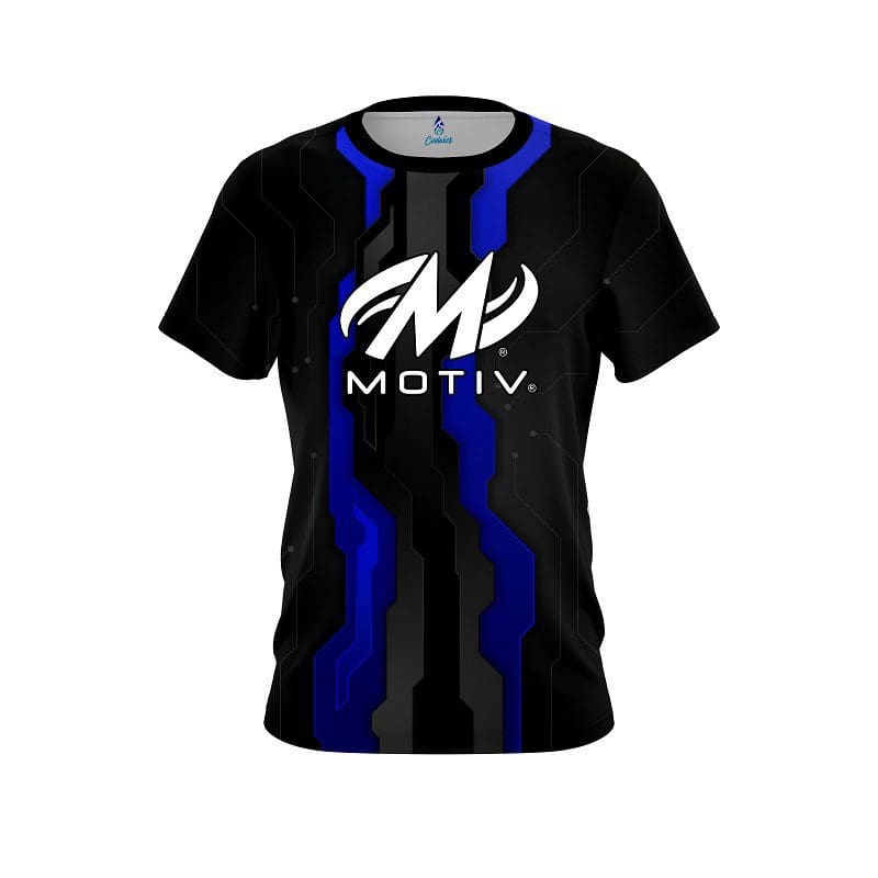 Motiv Sport Technology Blue CoolWick Bowling Jersey