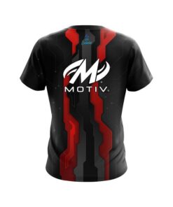 Alternative view of Motiv Sport Technology Red CoolWick Bowling Jersey