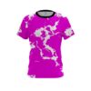 Plain Pink Shock CoolWick Bowling Jersey