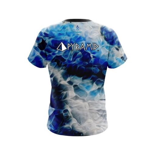 Pyramid Blue Marble Onyx CoolWick Bowling Jersey - Image 2