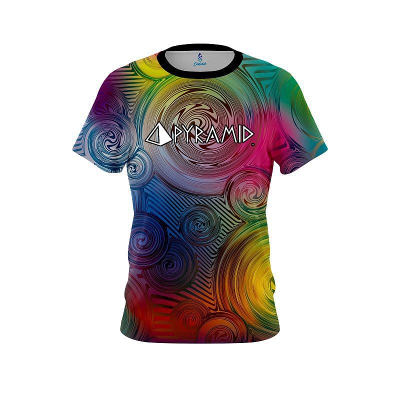 Pyramid Blurry Vortex CoolWick Bowling Jersey