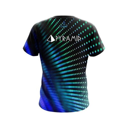 Pyramid Electronic Wave Aqua CoolWick Bowling Jersey - Image 2