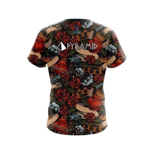 Pyramid Love Kills CoolWick Bowling Jersey - Image 2