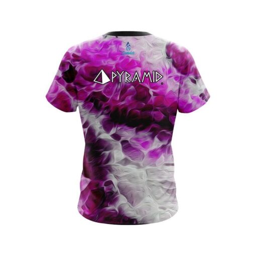 Pyramid Pink Marble Onyx CoolWick Bowling Jersey - Image 2