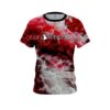 Pyramid Red Marble Onyx CoolWick Bowling Jersey