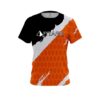 Pyramid Split Power Orange CoolWick Bowling Jersey