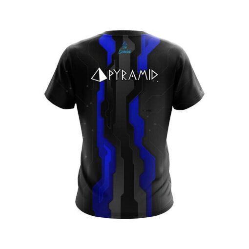 Pyramid Sport Technology Blue CoolWick Bowling Jersey - Image 2