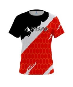 Pyramid Split Power Red CoolWick Bowling Jersey