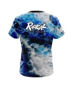 Alternative view of Radical Blue Marble Onyx CoolWick Bowling Jersey