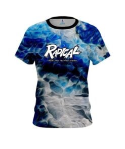 Radical Blue Marble Onyx CoolWick Bowling Jersey