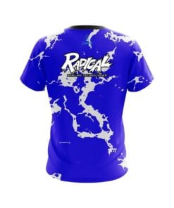 Alternative view of Radical Blue Shock CoolWick Bowling Jersey
