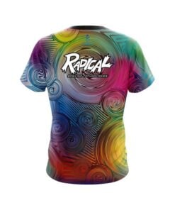 Alternative view of Radical Blurry Vortex CoolWick Bowling Jersey