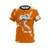Radical Orange Shock CoolWick Bowling Jersey