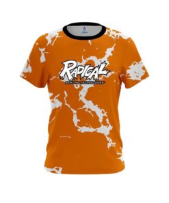 Radical Orange Shock CoolWick Bowling Jersey