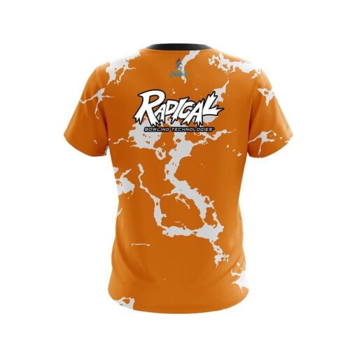 Radical Orange Shock CoolWick Bowling Jersey - Image 2