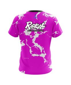 Alternative view of Radical Pink Shock CoolWick Bowling Jersey