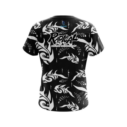 Radical Piranha Escape CoolWick Bowling Jersey - Image 2