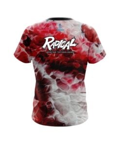 Alternative view of Radical Red Marble Onyx CoolWick Bowling Jersey