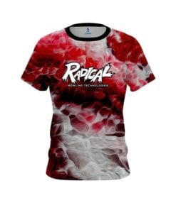 Radical Red Marble Onyx CoolWick Bowling Jersey