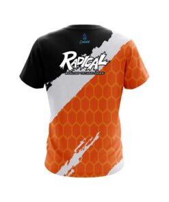 Alternative view of Radical Split Power Orange CoolWick Bowling Jersey