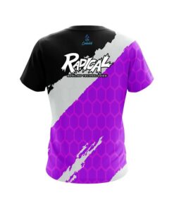 Alternative view of Radical Split Power Purple CoolWick Bowling Jersey