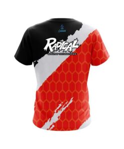 Alternative view of Radical Split Power Red CoolWick Bowling Jersey