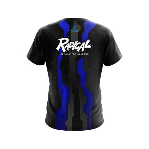 Radical Sport Technology Blue CoolWick Bowling Jersey - Image 2