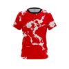 Plain Red Shock CoolWick Bowling Jersey