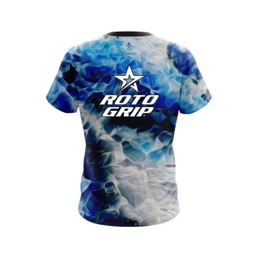 Roto Grip Blue Marble Onyx CoolWick Bowling Jersey - Image 2