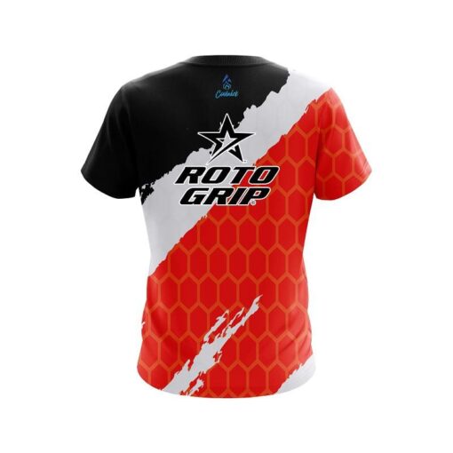 Roto Grip Split Power Red CoolWick Bowling Jersey - Image 2