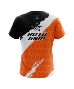 Alternative view of Roto Grip Split Power Orange CoolWick Bowling Jersey