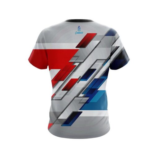 Plain Silver Swift CoolWick Bowling Jersey - Image 2