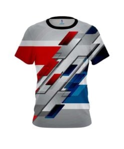 Plain Silver Swift CoolWick Bowling Jersey