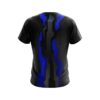 Plain Sport Technology Blue CoolWick Bowling Jersey - Image 2