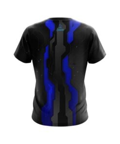 Alternative view of Plain Sport Technology Blue CoolWick Bowling Jersey
