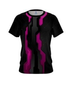 Plain Sport Technology Pink CoolWick Bowling Jersey