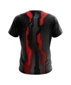 Alternative view of Plain Sport Technology Red CoolWick Bowling Jersey