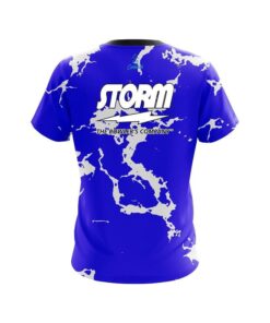 Alternative view of Storm Blue Shock CoolWick Bowling Jersey