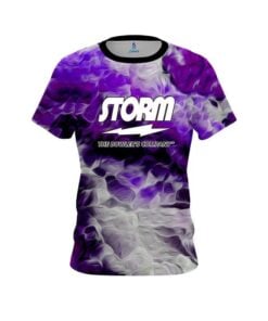 Storm Purple Marble Onyx CoolWick Bowling Jersey