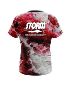 Alternative view of Storm Red Marble Onyx CoolWick Bowling Jersey