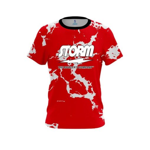 Storm Red Shock CoolWick Bowling Jersey
