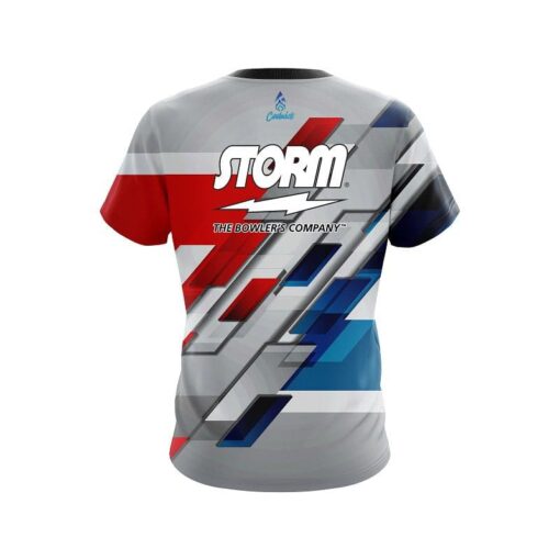 Storm Silver Swift CoolWick Bowling Jersey - Image 2