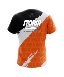 Alternative view of Storm Split Power Orange CoolWick Bowling Jersey