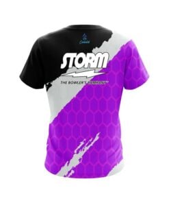 Alternative view of Storm Split Power Purple CoolWick Bowling Jersey